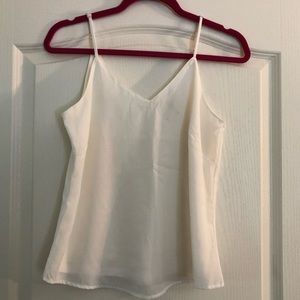 • W H I T E • All white blouse tank